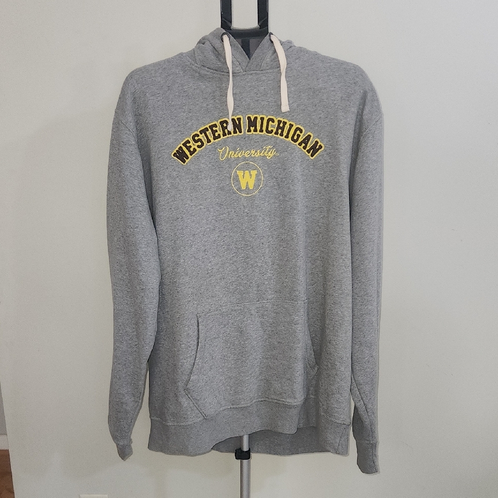 Western Michigan University Gray League Hoodie. Size XXL.